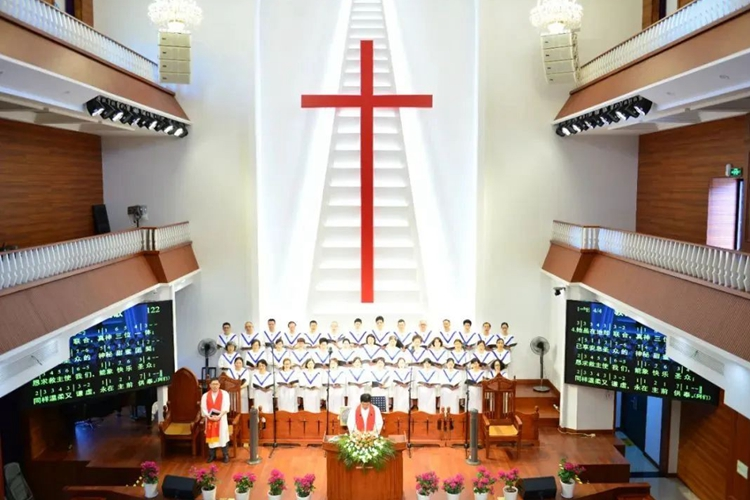A dedication service was held for the new building of Banshan Church in Hangzhou, Zhejiang, on June 10, 2023.