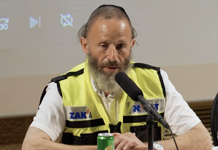 Yossi Landu, one of the volunteers for ZAKA, an Israeli paramedic search and rescue organization, shared his experience of collecting the remains of the deceased from Hamas Massacre Sites.
